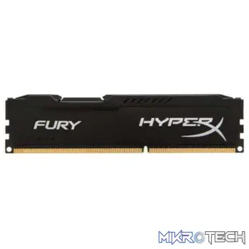 Kingston HyperX Fury 8GB (1 x 8GB) DDR3 DRAM 1600MHz CL10 1.35V / 1.5V Dual Voltage Memory Module  Black